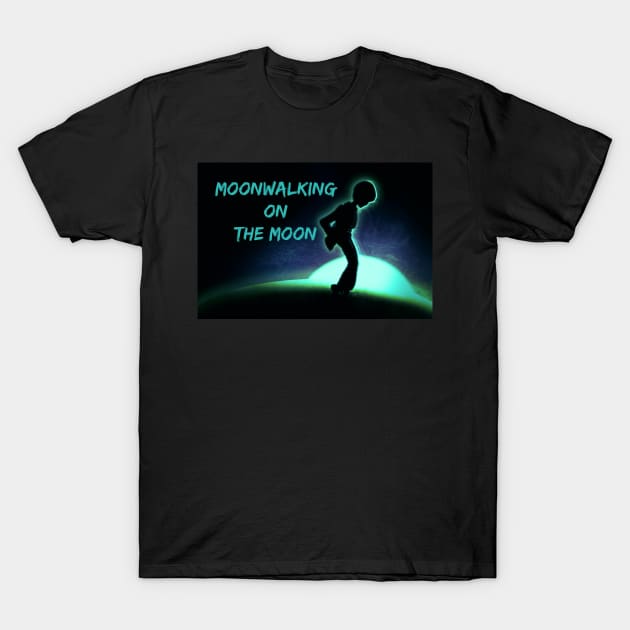 Radar - Moonwalking on the Moon T-Shirt by SandiaOFC